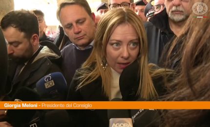 Frana Niscemi, Meloni "Non si pu&ograve; forzare la decisione sull'area sicura"