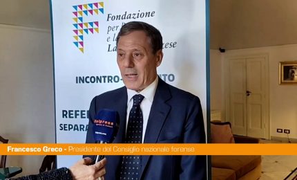 Referendum, Greco "Con vittoria del s&igrave;, giustizia diventer&agrave; pi&ugrave; giusta"