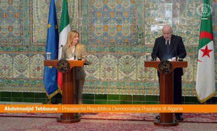 Tebboune "Tra Italia e Algeria partnership strategica su pi&ugrave; fronti"