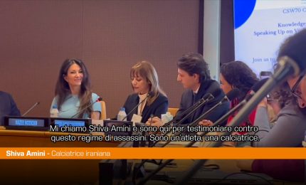 La calciatrice iraniana Shiva Amini "Fuori l'Iran da tutte le competizioni"