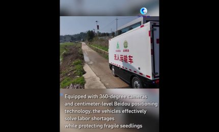 In Cina i veicoli a guida autonoma utilizzati anche in agricoltura