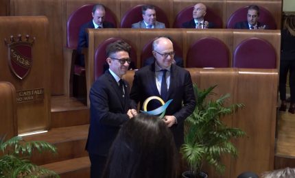 Pianeta Acqua, consegna premio Anter al Sindaco Gualtieri