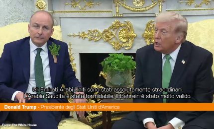 Iran, Trump "Abbiamo avuto grande supporto dai Paesi del Golfo"