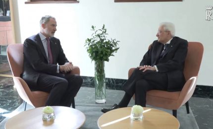 Mattarella incontra il Re di Spagna Felipe VI a Salamanca