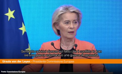 Von der Leyen "Situazione globale precaria, aumentano le minacce"