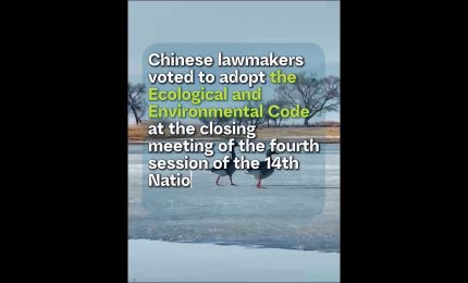 Cina, un nuovo codice ecologico per tutelare l'ambiente