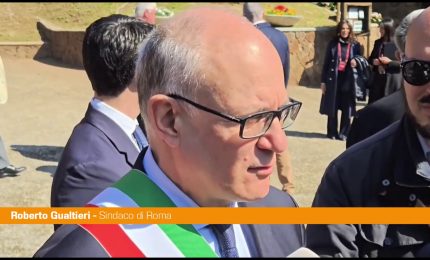 Fosse Ardeatine, Gualtieri "Una delle tragedie che ha segnato l'Italia"