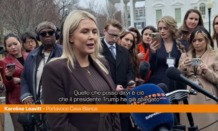 Iran, Leavitt "Sulla buona strada per conseguire obiettivi operazione Epic Fury"