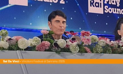 Sanremo, Sal Da Vinci "Questa &egrave; la vittoria di un popolo"