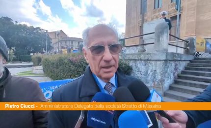 Ponte Stretto, Ciucci "Cantieri prima di fine legislatura, iter entro settembre"