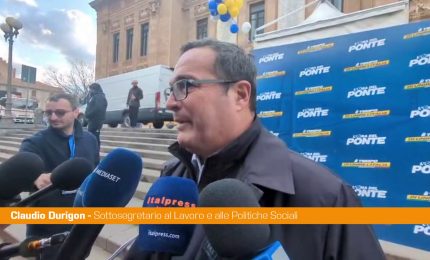 Ponte sullo Stretto, Durigon "Opera strategica, avanti superando gli ostacoli"