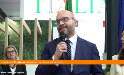 Fontana inaugura il padiglione Italia della London Book Fair