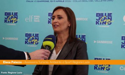 Lazio, Palazzo "Orgoglio ed emozione portare a Velletri la BJK Cup"