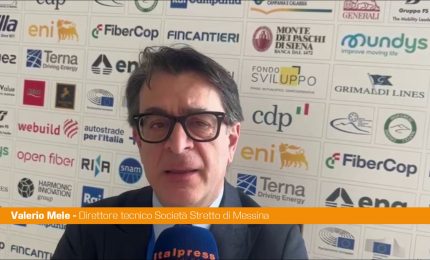 Ponte sullo Stretto, Mele "Obiettivo partire con fase realizzativa dopo estate"