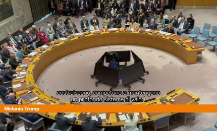 Melania Trump al Consiglio di Sicurezza Onu "Il conflitto nasce dall'ignoranza"