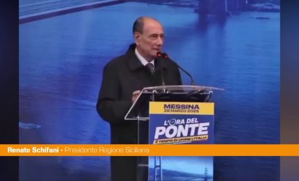 Schifani "Il Ponte sullo Stretto s'ha da fare, ci crediamo e lo sosteniamo"