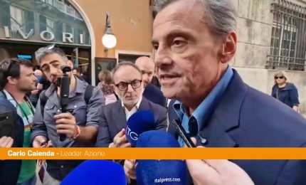 Calenda "Se Salis fosse leader del centrosinistra disponibili a interlocuzione"