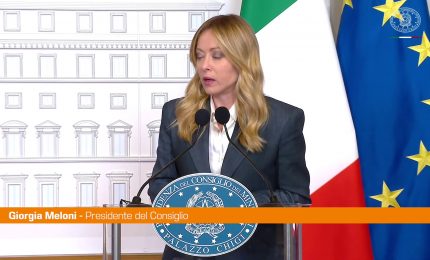 Ucraina, Meloni "L'Occidente diviso sarebbe un regalo a Mosca"