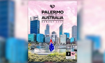 Il Palermo per la prima volta in Australia, l&rsquo;11 agosto test con la Juventus