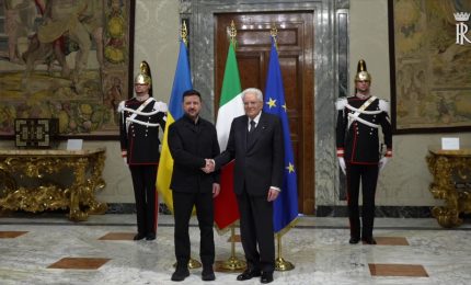 Mattarella a Zelensky "L'Italia sar&agrave; sempre al fianco dell'Ucraina"