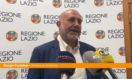 Sindaco Amatrice "Importante la ricostruzione di un territorio devastato"