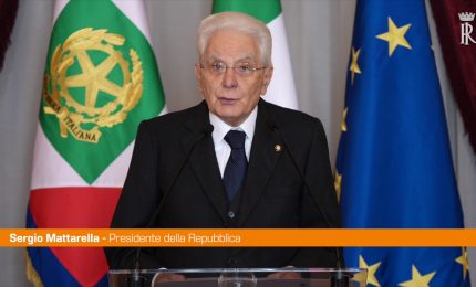 Mattarella "La legge del pi&ugrave; forte semina lutti e distruzioni"