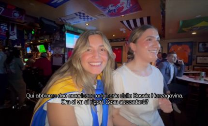 Bosnia-Italia vista al Legends NYC tra i tifosi di entrambe le nazionali