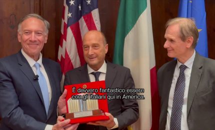 Fondazione Magna Grecia consegna il premio John Marchi a Mike Pompeo a New York