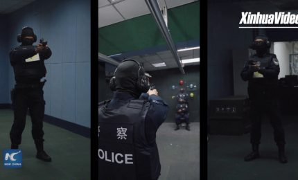 Cina, ecco come si addestrano le forze speciali di polizia