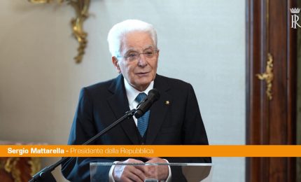 Mattarella "La ricerca &egrave; un veicolo di collaborazione e pace"
