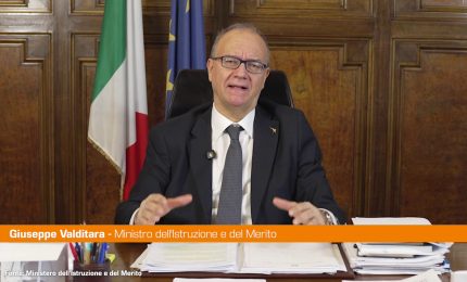 Scuola, Valditara "Con tre rinnovi del contratto risultato storico"