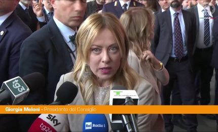 Meloni "A Hormuz l'Italia dovrebbe esserci, ma si deve esprimere il Parlamento"