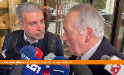 Abete "Sulle elezioni del presidente federale tempi tecnici da rispettare"