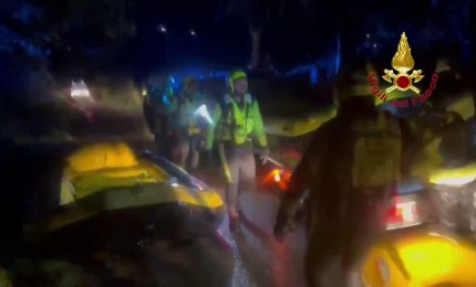 Maltempo in Molise, a Termoli salvato un automobilista travolto dalla piena