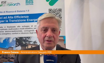 Cotana "Energia bene prezioso, un dovere efficientare gli edifici storici"
