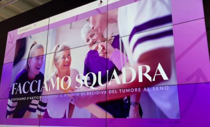 &ldquo;Facciamo squadra&rdquo;, campagna Novartis per giocare d&rsquo;anticipo sul tumore al seno