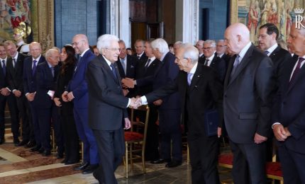 Mattarella alla cerimonia per i 70 anni della Corte Costituzionale
