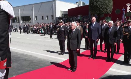 25 aprile, Mattarella al Monumento ai Caduti di San Severino Marche