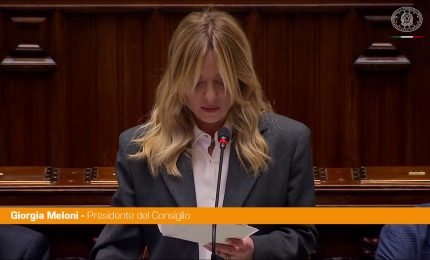 Meloni "In Iran flebile prospettiva di pace, Israele fermi escalation in Libano"