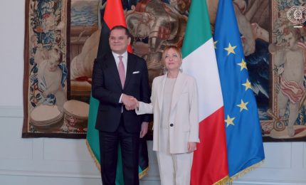 Meloni incontra il primo ministro del Governo di Unit&agrave; Nazionale libico