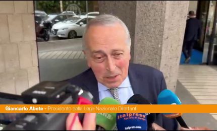 Abete in Figc "Presento la mia candidatura alla presidenza"