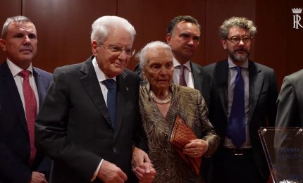 Mattarella a cerimonia intitolazione sale Centro Congressi ABI a Barucci e Sella
