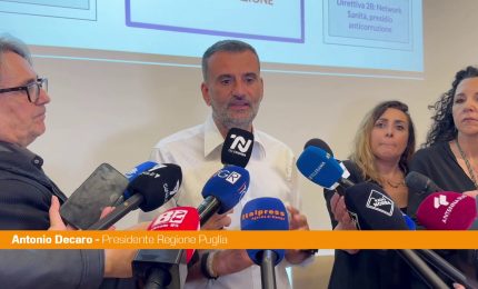 In Puglia manovra per sanare costi sanit&agrave;, Decaro "Non contento, ma necessaria"