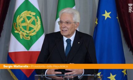 Mattarella "Rammarico per i Mondiali di calcio, ora rilancio e ripresa"
