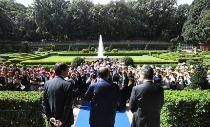 Schifani festeggia l&rsquo;80&deg; anniversario dell&rsquo;Autonomia Siciliana con gli studenti / Fotogallery