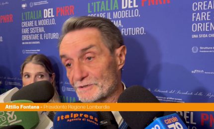 Pnrr, Fontana "&Egrave; stata riconosciuta la capacit&agrave; di spesa della Lombardia"