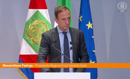 Sisma Friuli, Fedriga "Ricostruzione &egrave; modello di coesione istituzionale"