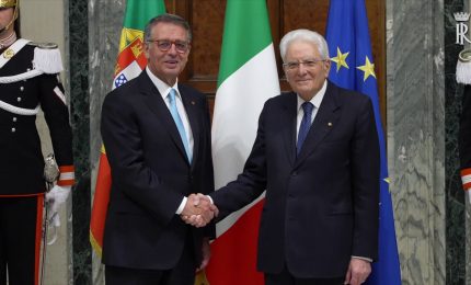 Mattarella incontra il Presidente della Repubblica portoghese