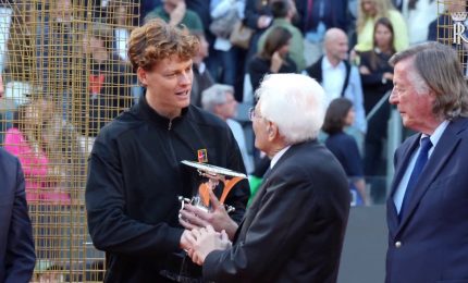 Internazionali d'Italia, Sinner premiato da Mattarella "Grande emozione"