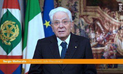 Mattarella "Senza valori e obiettivi condivisi non pu&ograve; esserci pace e benessere"